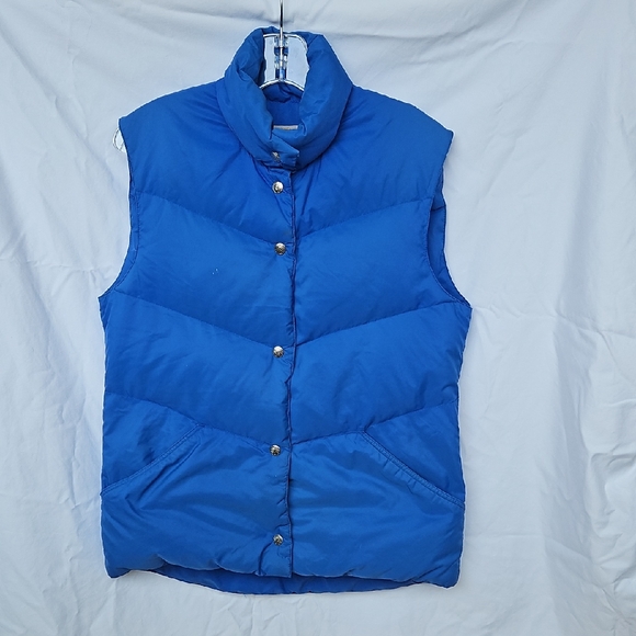 REI Goose Down Blue Puffer Vest L - Picture 1 of 11